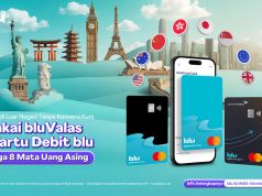 Bebas Biaya Konversi Kurs, Kartu Debit blu Permudah Transaksi Luar Negeri lewat bluValas