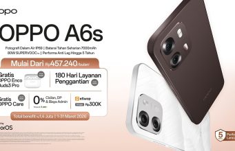 OPPO A6s Resmi Hadir di Indonesia, Tawarkan Desain Kerang Mutiara dan Baterai 7000mAh