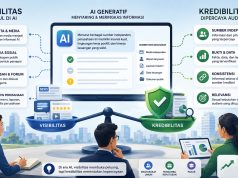 Laporan Burson The Credibility Paradox yang membahas hubungan antara visibilitas dan kredibilitas dalam Generative Engine Optimization (GEO) di era AI generatif.