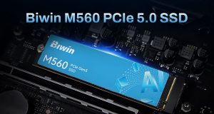 SSD Biwin M560 PCIe 5.0 Resmi Diperkenalkan, Tawarkan Kecepatan Baca 11.000 MB/s untuk Gaming dan AI
