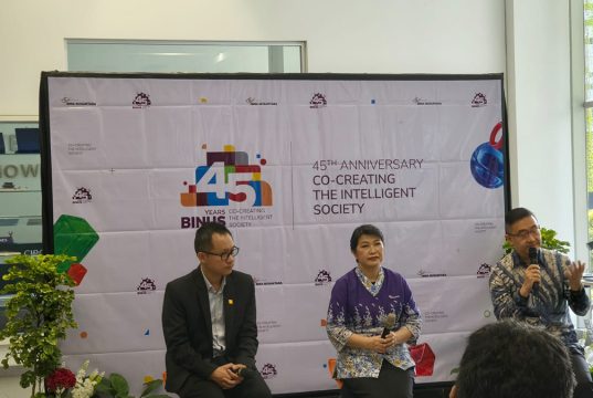 BINUS University Rayakan 45 Tahun dengan Membawa Indonesia ke Panggung Pendidikan Tinggi Global