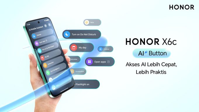 HONOR X6c Andalkan AI Button untuk Akses Google Gemini Sekali Tekan