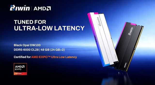 Images of Biwin Black Opal DW100 DDR5 tuned for ultra low latency
